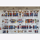 Militär Uniform InformationsTafel Deutsches Reich Garde...
