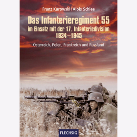 Kurowski Das Infanterieregiment 55 im Einsatz mit der 17. Infanteriedivision 1934 - 1945 &Ouml;sterrreich Polen Frankreich Russland