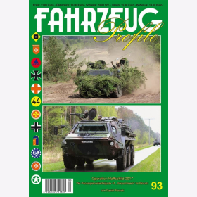 FAHRZEUG Profile 93 Operation Haffschild 2017 Panzergrenadierbrigade 41 Vorpommern im Einsatz