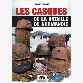 Sant Stahlhelm Casque der Schlacht der Normandie 1944 