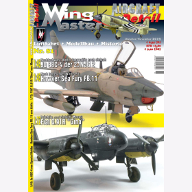 Wingmaster Nr.81 Luftfahrt Modellbau Historie Ju 88 Hawker Sea Fury Fiat G.91