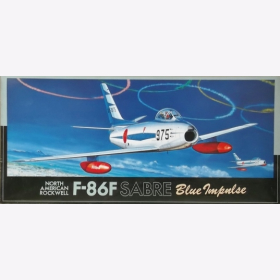 North American F-86F Sabre Blue Impulse Fujimi F-21 1:72