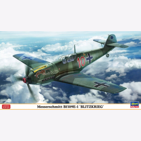 Messerschmitt Bf109E-1 "Blitzkrieg" Hasegawa 07478 LIMITED EDITION 1:48