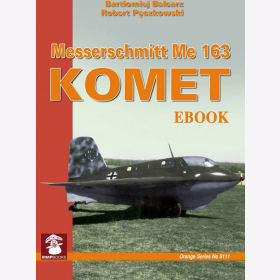 Belcarz / Peczkowski Messerschmitt Me 163 Komet Orange Series No 8111 1:48 &amp; 1:72 Scale Plans