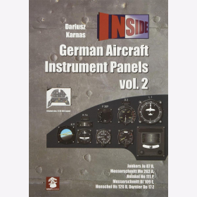 Karnas German Aircraft Instrument Panels Vol. 2 Junkers Ju 87 B Messerschmitt Me 262 A Heinkel He 111 P Messerschmitt Bf 109 E Henschel Hs 126 B Dornier Do 17 Z