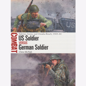 AfieroMcNab US Soldier versus German Soldier Salerno, Anzio and Omaha Beach 1943-44
