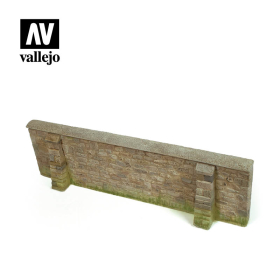 Stadtmauer, Normandie Diorama Zubeh&ouml;r Vallejo SC109 Modellbau 1:35