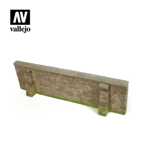 Stadtmauer, Normandie Diorama Zubehör Vallejo SC109 Modellbau 1:35