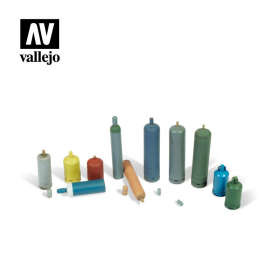 Moderne Gasflaschen Diorama Zubeh&ouml;r Vallejo SC209 Modellbau 1:35