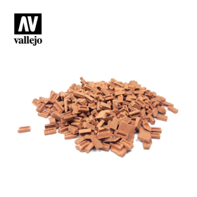 Farbige Ziegelsteine Diorama Zubehör Vallejo SC232 Modellbau 1:35