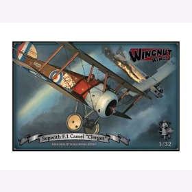 Sopwith F.1 Camel &quot;Clergent&quot; Wingnut Wings 32074 1:32 Flugzeug Modellbau