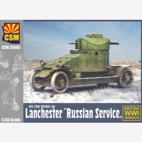 CSM35003 Lanchester Armoured Car Russian Service 1:35 Modellbau Fahrzeug