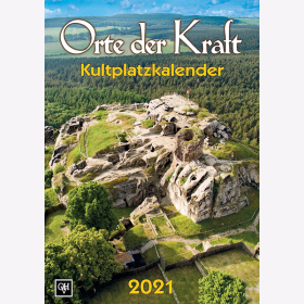 Orte der Kraft Kulturplatzkalender Kalender in Farbe 2021 - 14 Farbige Kalenderbl&auml;tter