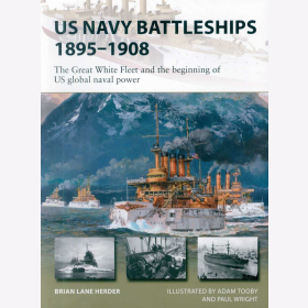 US Navy Battleships 1895-1908 Osprey New Vanguard 286