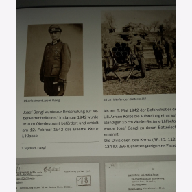 Major Josef Sepp Gangl Scharfsch&uuml;tze Wehrmacht Widerstand Werfer Batterie Ludwigsburg