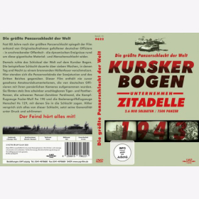 DVD- Kursker Bogen- Die gr&ouml;&szlig;te Panzerschlacht der Welt. Unternehmen Zitadelle 1943 Zweiter Weltkrieg