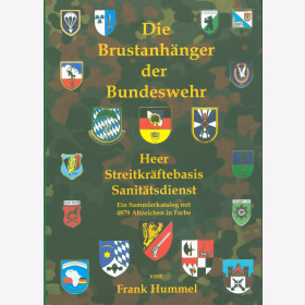 Hummel Brustanh&auml;nger der Bundeswehr Heer Streitkr&auml;fte Sanit&auml;tsdienst 4879 abb.
