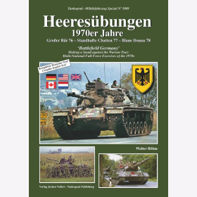 Heeres&uuml;bungen 1970er Jahre Gro&szlig;er B&auml;r 76 Standhafte Chatten 77 Blaue Donau 78  Tankograd Milit&auml;rfahrzeug Spezial 5089