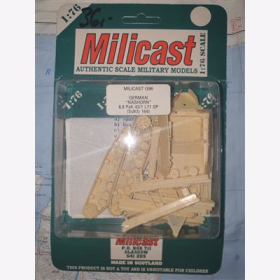 Milicast 1:76 German Nashorn 8,8 Pak  Resin Modellbausatz G80