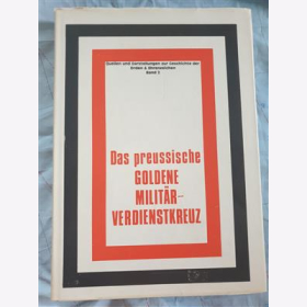 Patzwall Preussische Goldene Milit&auml;rverdienstkreuz Orden Ehrenzeichen
