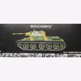 T34/76 Leningrad Front 1943 Minichamps 1:35 (Fertigmodell Metall)