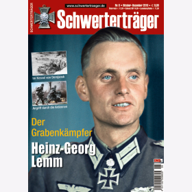 Schwertertr&auml;ger Heinz-Georg Lemm Grabenkampf Militaria 2. Weltkrieg