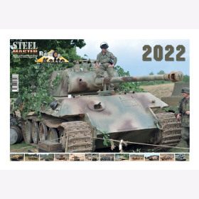 Steelmaster 2022 A3 Wandkalender 14 Blatt Panzer Kettenfahrzeuge