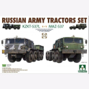 KZKT-537L + MAZ-537 1+1 Russian Army Tractors set Takom...