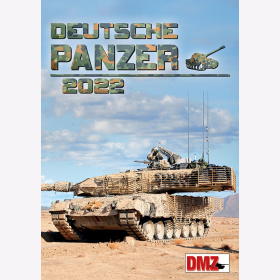 Deutsche Panzer Kalender in Farbe 2022 - 14 Farbige Kalenderbl&auml;tter