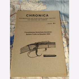 K. Th. von Sauer - Waffengeschichte Chronica Folge 61 Franz&ouml;sischer Hinterlader-Karabiner System Treille de Beaulien 1854 Waffengeschichte, Waffentechnik, Waffenkunde