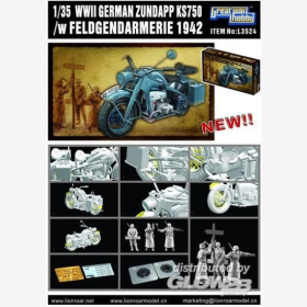 WWII German Z&uuml;ndapp KS750/w Feldgendarmerie Great Wall Hobby L3524 1:35