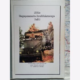 NVA DDR Ungepanzerte Kraftfahrzeuge Teil 1 Typologie Sammler Modellbauer