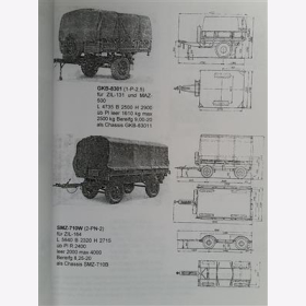 NVA DDR URAL Kraftfahrzeuge Anh&auml;nger Roten Stern Typologie Sammler Modellbauer