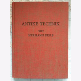 Diels Antike Technik Wissenschaft Altertum