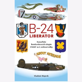 Majerik B-24 Liberator Farbprofile Camouflage Bomber der USAAF im Zweiten Weltkrieg ca. 1500 Farbprofile