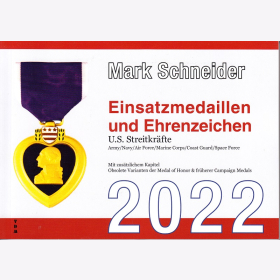 Kopie von Schneider Einsatzmedaillen und Ehrenzeichen  U.S. Streitk. Army Navy Air Force Marine Corps Coast  Guard Space Force Ausgabe 2022