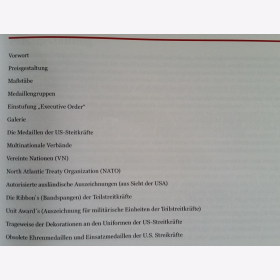 Schneider Einsatzmedaillen und Ehrenzeichen  U.S. Streitk. Army Navy Air Force Marine Corps Coast  Guard Space Force Ausgabe 2022