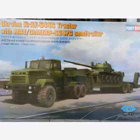 Hobby Boss 385513 Ukraine KrAZ-6446 Tractor w.MAZ/ChMZAP-5247G semitrailer