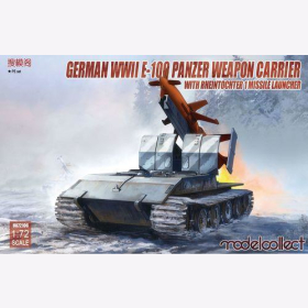 UA72106 German WWII E-100 panzer weapon carrier with Rheintochter 1 missile launcher 1:72