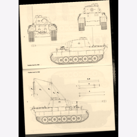 Trojca Panther Ausf. D Drawings and Color Farbprofile Farbzeichnungen Bildquellenwerk