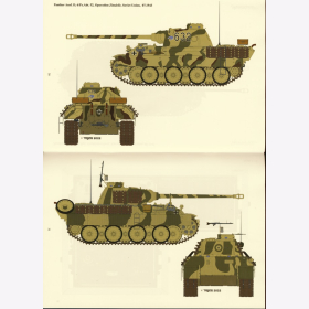 Trojca Panther Ausf. D Drawings and Color Farbprofile Farbzeichnungen Bildquellenwerk