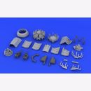Fw 190A-8 engine & fuselage guns for Eduard kit Eduard Brassin  672088 1:72