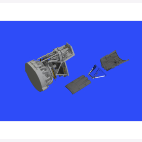 Fw 190A-4 fuselage guns for Eduard kit Eduard Brassin 648354 1:48