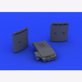 Fw 190A exhaust stacks for Eduard kit Auspuff Eduard Brassin 672085 1:72