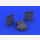Fw 190A exhaust stacks for Eduard kit Auspuff Eduard Brassin 672085 1:72