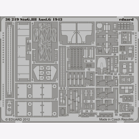 StuG III Ausf. G 1943 for Dragon 6581 kit Eduard 36219 1:35