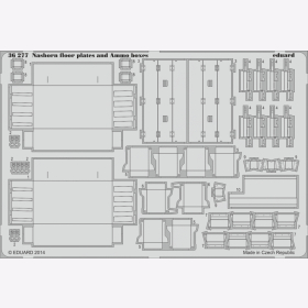 Nashorn floor plates and ammox boxes for Tamiya kit Eduard 36277 1:35