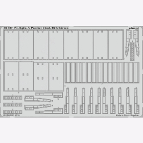 Pz.Kpfw. V Panther (Ausf.D) Sch&uuml;rzen for Zvezda kit Eduard 36307 1:35