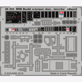 D9R Doobi w/armor slats interior for Meng kit Eduard 36335 1:35