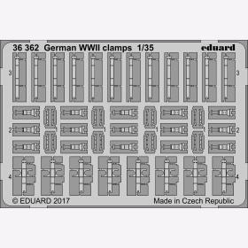 German WW2 clamps Deutsche Klammern Klemmen Eduard 36362 1:35